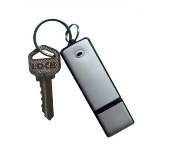 Цифровой диктофон USB флешка для записи разговоров с активацией голосом пластик черный 63×20×9 мм портативный
