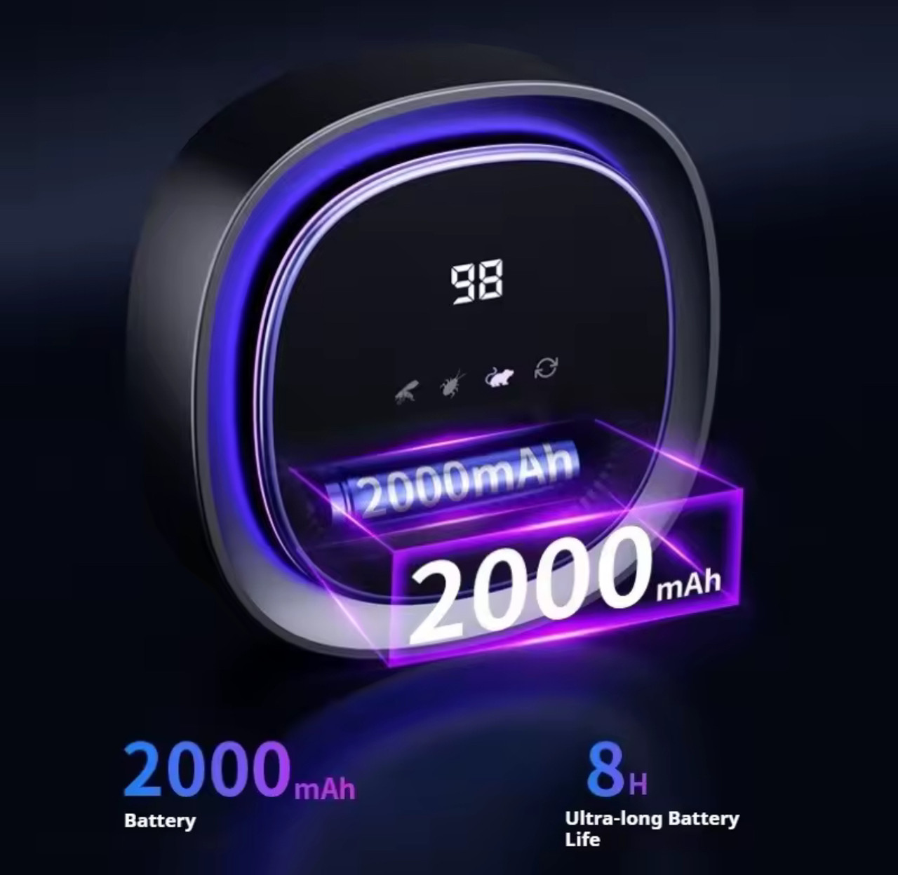 Ультразвуковий відлякувач гризунів і комах RarRepellent Max 2000mah