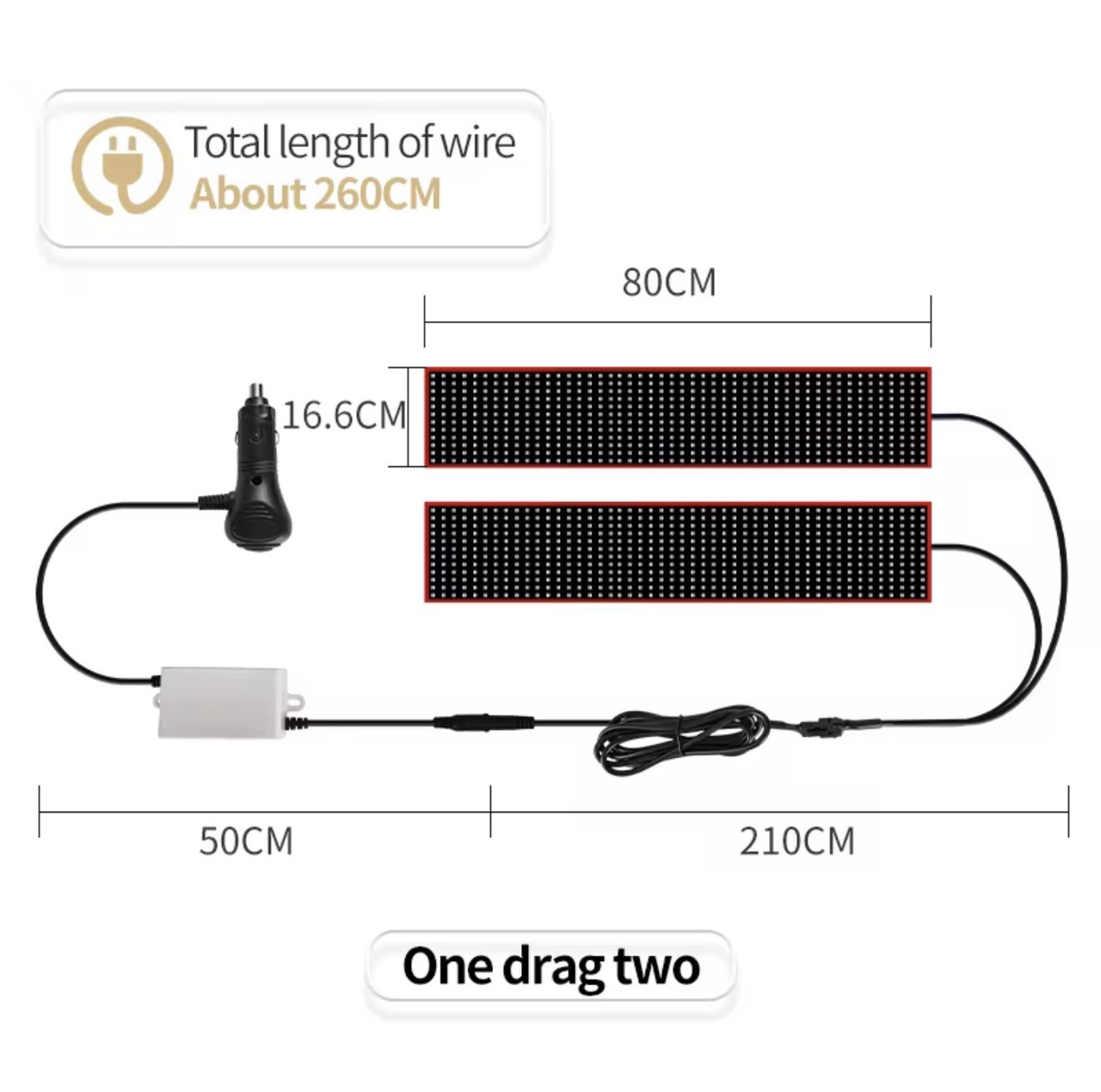 Гнучка LED панель Очі диявола на авто 2шт 16x80 см, Devil Eyes, 12/24V, 34 режими, Bluetooth, управління з пульта